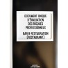 Document Unique d'évaluation des risques professionnels métier (Pré-rempli) : Bar & Restauration (Restaurant) - Version 2024
